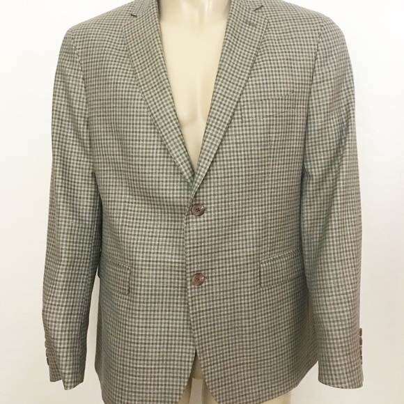 Ralph Lauren Other - Ralph Lauren checkered wool/silk blazer 46R